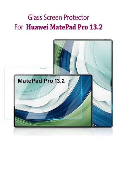 Generic واقي شاشة زجاجي مقوى فاخر لجهاز Huawei MatePad Pro 13.2 (2025)