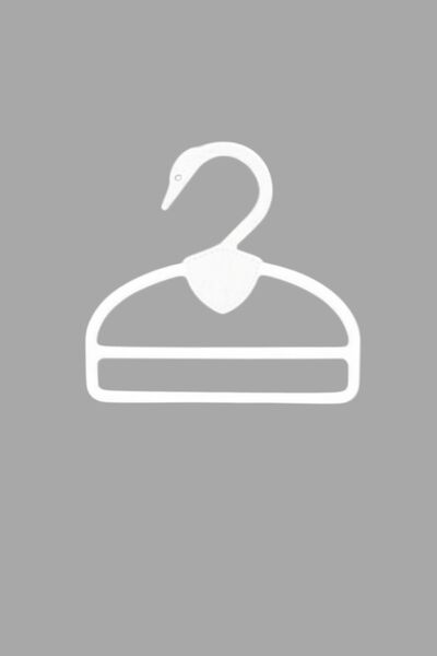 VAN VLECK Kuğu Model Şal, Eşarp, Atkı Askısı – Kaliteli Plastik, 1 Adet, Beyaz / Siyah / Şeffaf Renk Seçenekli