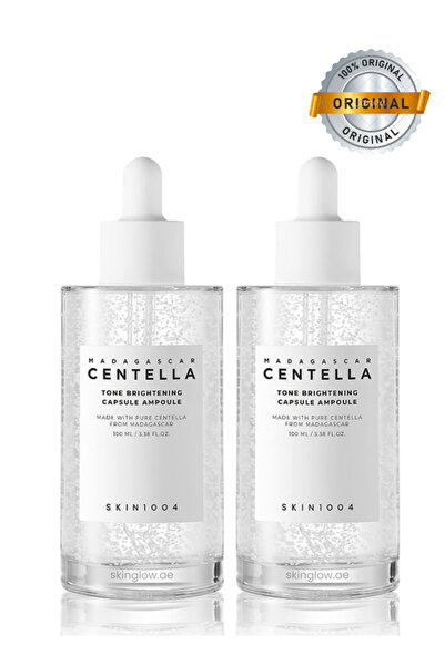 Skin1004 أمبولة كبسولات مدغشقر سنتيلا تون لتفتيح البشرة، عبوة من قطعتين، 100 مل