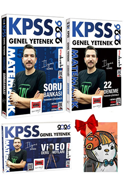 Yargı Yayınları 2026 KPSS Matematik Soru Bankası + Deneme + Video Ders Notlar...