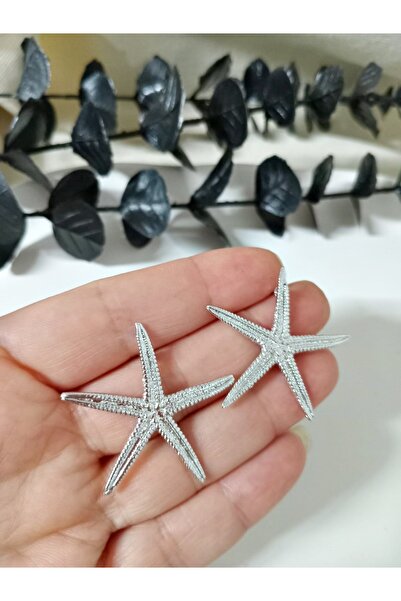 mos&more Silver Starfish Light Earrings