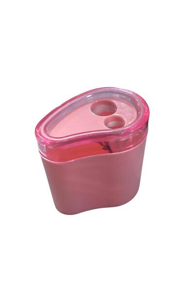 GÜZELYÜZ AVM Damla Şekilli Pastel Pembe Renk Kalemtıraş Çiftli Kalem Açacağı ...