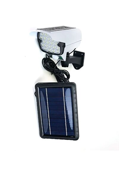 gaman Güneş Enerjili Kamera Tipi LED Aydınlatma Lambası - Solar Enerji ve Sensörlü Sistem