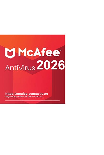 McAFEE Antivirus 2026 (Windows) -1 PC 1 Yıl Abonelik Kodu