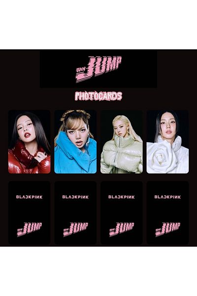 Kpop Dünyasi Blackpink''Jump'' Photocards Set 2