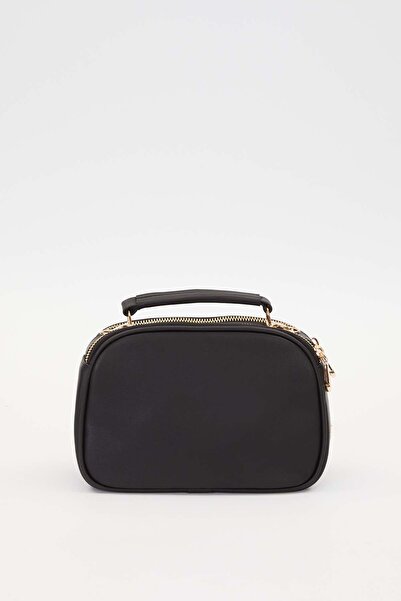 Levidor 930539 Women's Chain Fringe Detailed Shoulder Bag Black