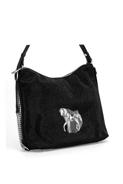 Guja 25Yg605 Women's Shoulder Bag Black