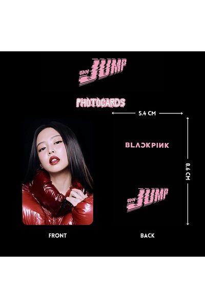 Kpop Dünyasi Blackpink''Jump'' Photocards Set 2