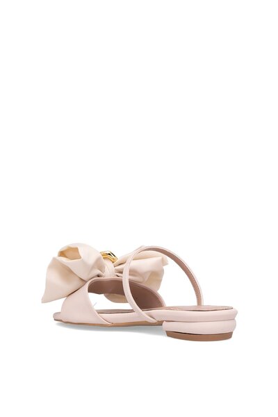 Ayakkabı Fuarı Elite Pm230 K202 Women's Flat Slippers Tan