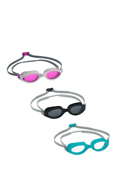 BESTWAY Accelera Swimming Goggles for Adults - Shock Resistant Lenses with UV Protection