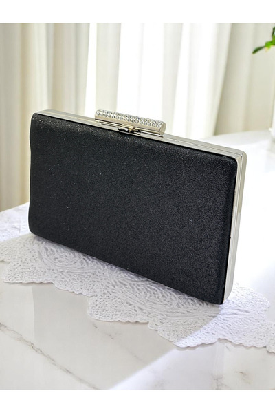 Generic Brand Black Silver Detailed Non-Spill Imported Sandstone Metal Stone ...