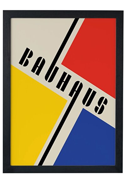 gxe.art Pictură poster cu cadru negru Bauhaus Seri-E