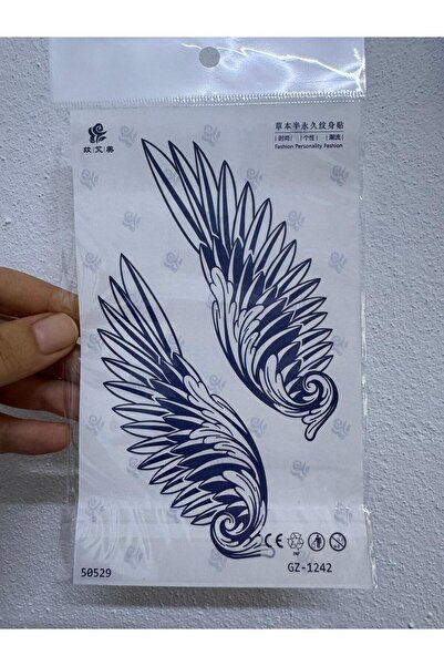 Arescollection 1 ay kalıcı 12 saat sonra kararan ikili kanat yarı kalıcı tatt...