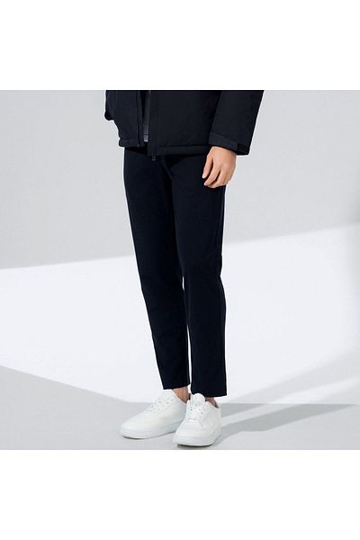 Giordano Men's Slim Fit Interlock Elastic Waist Joggers