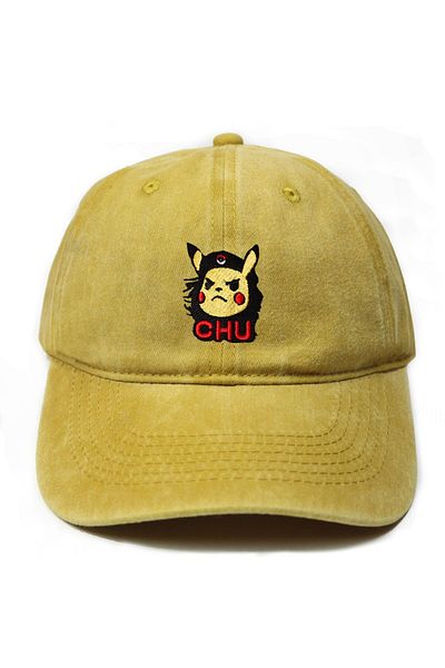 T-FUNNY Che Guevara Themed Pikachu (Chu) Retro Hat