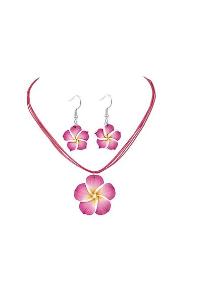 Belora Jewelry Set, Floral Shine - Pink