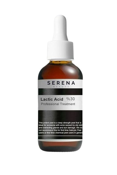 serena beauty 30% Lactic Serum & Chemical Peeling & for Spots & Skin Peeler & Removes Dead Skin