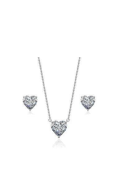 Belora Diora Romantic Silver Jewelry Set