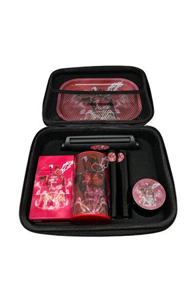 blackraw 6 Parça Premium Duman Smoking Bag Deadpool Çanta Set