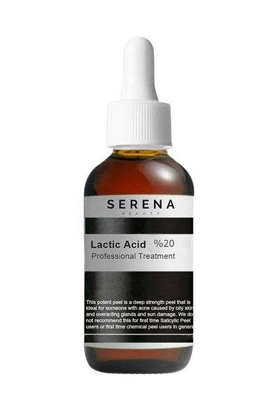 serena beauty 20% Lactic Serum & Chemical Peeling & for Spots & Skin Peeler & Removes Dead Skin