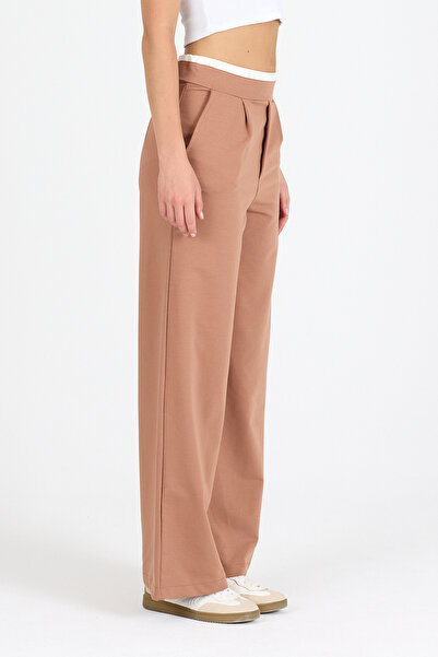 Rodi Women's Belt 2 Color Detailed Spanish Leg Trousers 5006