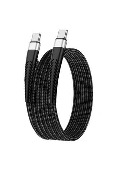 Promass 1m USB C to USB C Braided Cable with Power Delivery Technology, 100W Fast Charging Compatible with Sony Xperia 5