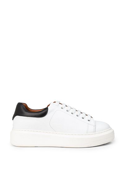Deery Γυναικεία Παπούτσια Sneaker από Γνήσιο Δερμάτινο Λευκό