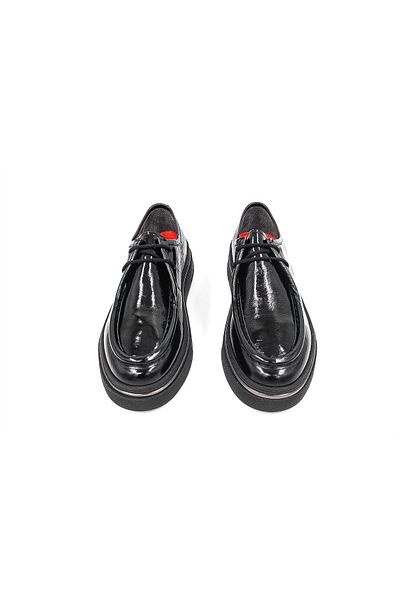 LUCIANO BELLINI Luciano Bellini C26927 Men's Casual Shoes - Black Patent Leather
