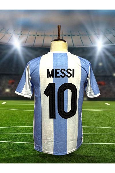 After Party Argentina 50Th Year Lionel Messi Special Collection Jersey Vs Sports Singlet Ag