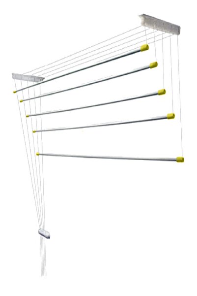 ÇUKUROVA ÜTÜ 7 Çubuklu 100 Cm Pvc Kaplamalı Demir Boru Çukurova Asansörlü Çam...