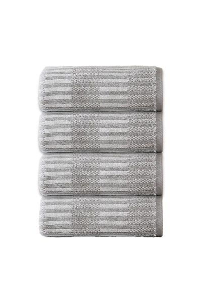 Özdilek Striscai 50X90 cm Hand-Face Towel Set of 4