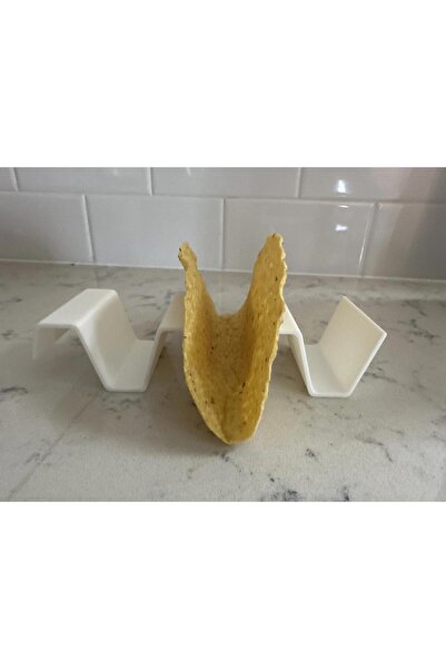 just3dprintings Taco Standı | 3 Bölmeli Tutacaklı Pratik Sunum Aparatı