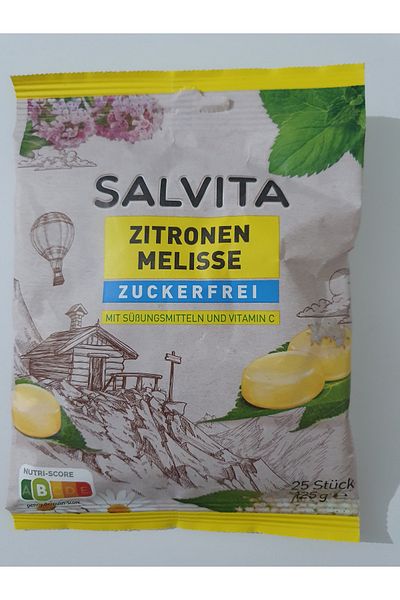salvita Limonade Melissa Zuckerfrei 125g
