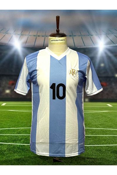 After Party Argentina 50Th Year Lionel Messi Special Collection Jersey Vs Sports Singlet Ag
