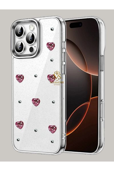 Massemr حافظة سيليكون فاخرة متوافقة مع هاتف Apple iPhone 15 Pro Max - غطاء حماية أنيق ممتص للصدمات