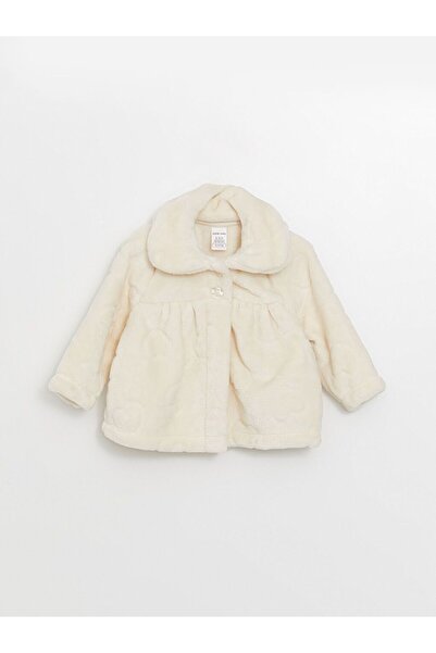 LC Waikiki LCW baby Long Sleeve Baby Girl Plush Coat