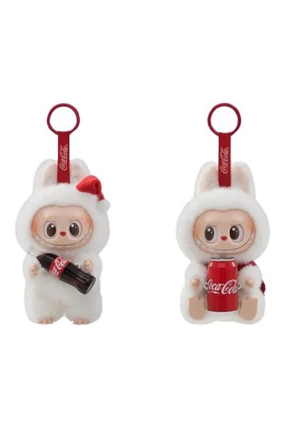 MASHASHOP Set 2 Figurine de colectie, Pop Mart, Seria Monster Coca-Cola, multicolor, 18 cm