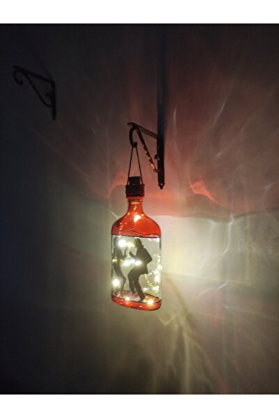 Hobby Dizayn Handmade Decorative Pulp Fiction Sticker Bottle Sconce