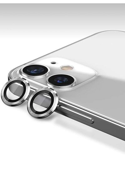 Aksesuar Kasabası واقي عدسة حماية الكاميرا من الزجاج المقسى متوافق مع Apple iPhone 12 & 12 Mini