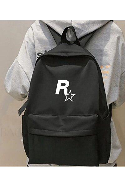 Toum Printed Unisex School Backpack