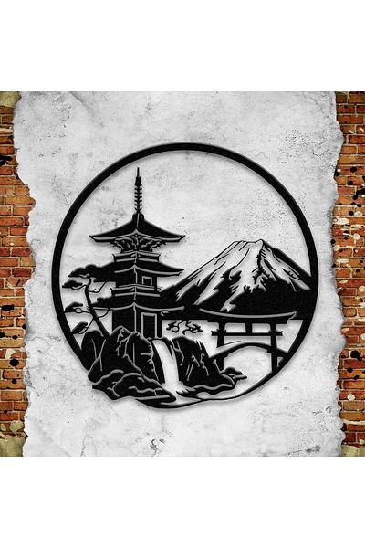 GİT3D Stylish Dubar Decor Japanese Art Model-6 (35 cm)