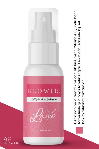 GLOWER SKİN CARE INTİM GENİTAL BÖLGE TEMİZLEYİCİ PARFÜM VE PEMBELEŞTİRİ