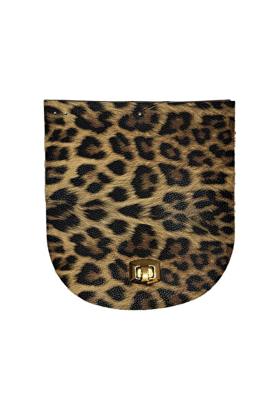 knitme Husă pentru geantă cu închidere 18*20-Leopard