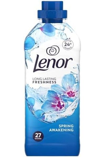 lenor منعم الأقمشة سبرينج أويكنينج، 27 غسلة، 891 مل