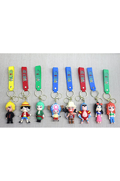 Store One Piece Karışık Karakterler Silikon Anahtarlık (1 Adet)