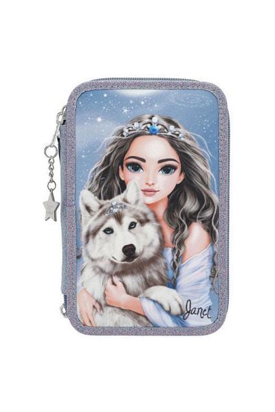 Top Model Triple Pencil Case Wolf