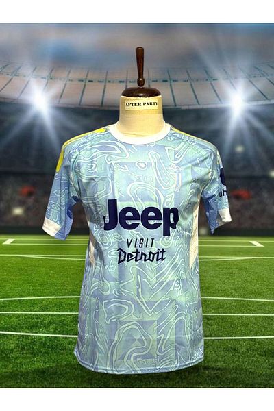 After Party Juventus 2025/26 New Season No Name Away Jersey (Blue) Vs Sports Singlet Ag