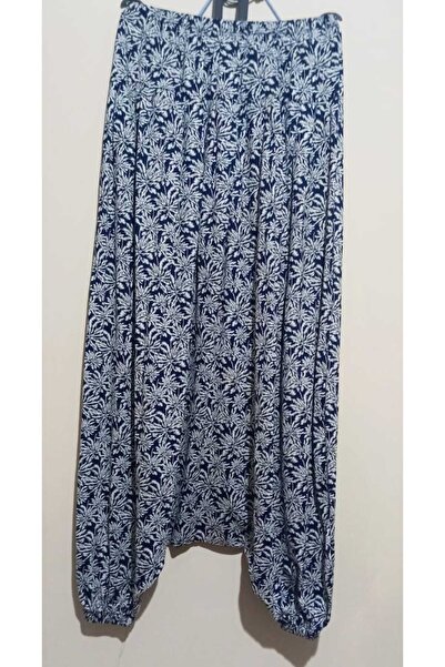 MEŞHUR ŞALVARCI PELİN Patterned Viscose Fabric Socialite Shalwar