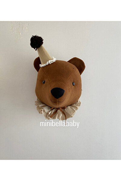 minibellababy Ayı büst ayı kafası duvar dekoru çocuk odası unicorn büst kuğu ...