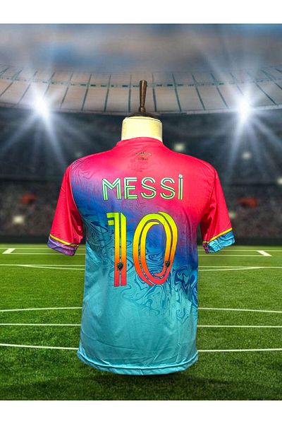 After Party Tricou de fotbal Messi New Season Inter/miami cu design special (ROZ ALBASTRU) vs maiou sport AG